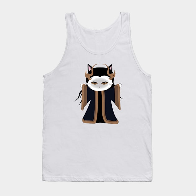 Moon Supreme Cat Tank Top by akwl.design